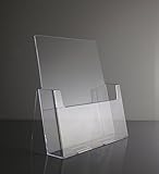 T'z Tagz Brand Full Page 8.5 X 11 Acrylic Literature Document Brochure Holder