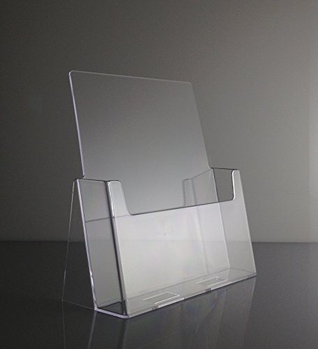 T'z Tagz Brand Full Page 8.5 X 11 Acrylic Literature Document Brochure Holder 10 Pack