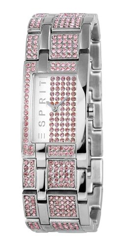 Esprit Damen-Armbanduhr Bling Bling Houston Purple Analog Edelstahl ES000EW2005 Preisvergleich