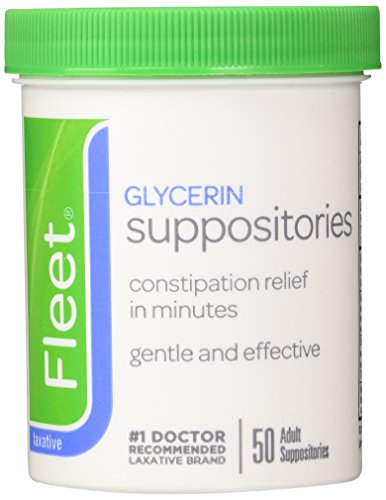 Fleet Glycerin Suppositories -- 50 Suppositories - 2 Packs