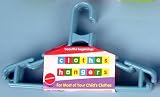 Baby Clothes Hangers - Pack of 6 - Colour Blue