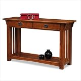 Mission Sofa Table (Medium Oak) (26H x 4'W x 1'4D)