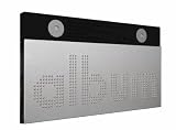 Digital Spectrum AL7-BKSLBK  The ALBUM Portable Digital Photo Gallery (Black/Aluminum/Black)