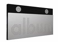 Digital Spectrum AL7-BKSLBK  The ALBUM Portable Digital Photo Gallery (Black/Aluminum/Black)