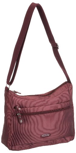 Betty Barclay Zip Bag K-555 MY 55, Damen Umh&auml;ngetasche, rot, (berry), 30x8,5x24