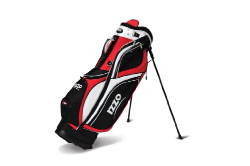 Izzo Golf Highlander Stand Bag (Red)
