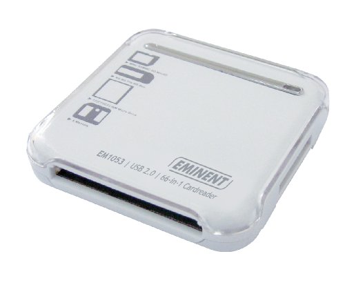 Eminent EM1053 66-in-1 USB 2.0 Kartenleser wei&szlig; Preisvergleich