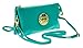 Canal Collection Soft PVC Leather Wristlet With Emblem