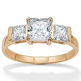 DiamonUltra™ Cubic Zirconia 10k Gold Ring