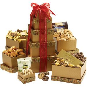 Broadway Basketeers The Mothers Day Gourmet Gift Tower Deluxe