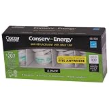 Feit Electric 4 Pk 13 Watt Compact Sprial CFL Bulb Case Pack 6