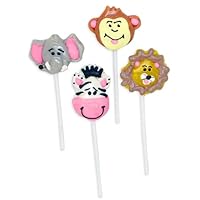 Jungle Animal Zoo Lollipops (1 dz)