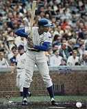 Ernie Banks Autographed/Hand Signed Chicago Cubs 16x20 Photo with ''HOF 77'' inscription