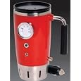 Retro Heated Travel Mug Color: Red