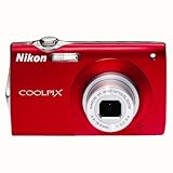 Nikon Coolpix S205 12MP Digital Camera with 4x Optical Zoom - Red