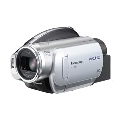 Panasonic HDC-DX1 EGS HD-Camcorder (DVD, 12-fach opt. Zoom, 7,6 cm (3 Zoll) Display, Bildstabilisator, 3CCD) silber