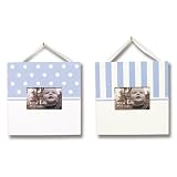 Trend Lab Striped and Dot Two Picture Frame Set in... by Trend Lab