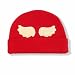 Sckoon Organic Cotton Baby Cap with Wings Holiday Red