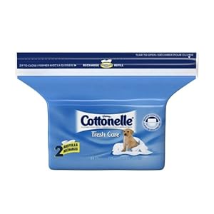 Cottonelle Fresh Folded Moist Wipes Refill 84