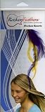 Rocken Feathers Sports Natural Hair Extensions Hand Made in the USA - Los Angeles Lakers Colors!!