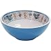 Le Cadeaux Triple Weight Melamine Cereal or Salad Bowl, Aqua Blue Dragons