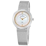 Skagen Women's 892SGS Steel Mother-Of-Pearl Dial Swarovski Crystal Watch