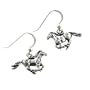 Sterling Silver Horse/stallion Dangle Earrrings