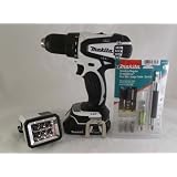Makita Bundle: 4 Items: Makita LXFD01 18V Li-Ion 1/2" Driver-Drill, (1) Makita BL1815 Battery, (1) LXLM01W Flashlight and (1) 784870-A Driver Set (Misc.)