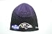 NFL Baltimore Ravens Authentic Sideline Youth Player Knit Beanie Hat Ski Skull Cap Lid Toque