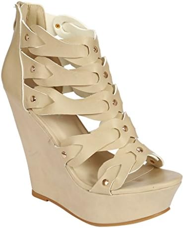 Coshare Women's Fashion Assorted Wedge High Heel Platform Sandals