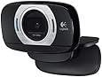 Logitech HD Webcam C615 with Fold-and-Go Design and 360-Degree Swivel
