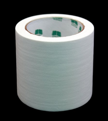4" White Colored Premium-Cloth Book Binding Repair Tape | 15 Yard Roll (BookGuard Brand)
