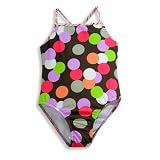 405 South by Anita G - Girls One Piece Bathing Suit, Brown, Multi