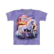 The Mountain Rainbow Unicorn Short Sleeve Child Youth Tee T-shirt