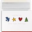 Four Holiday Icons Holiday Cards