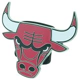 Chicago Bulls NBA Pewter Logo Trailer Hitch Cover