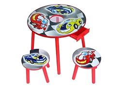 Toons Wooden 3 Piece Table and Stool Set