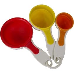 Trudeau Flipper Measuring Cups Set of 3 reversible measuring cups