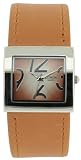 Ladies Brown Strap and Dial Analogue Watch