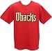 Men`s Arizona Diamondbacks #17 Brandon Webb Name and Number Tee - M