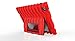 iPad 2/3/4 - Shockdrop Poptop with Stand - Rugged Case - Red-Black