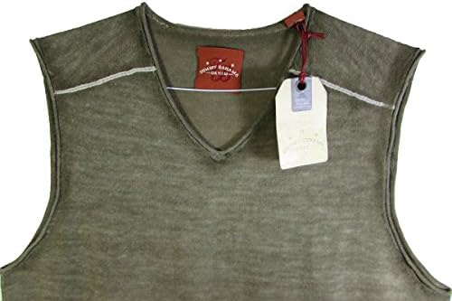 Indigo Palams Tommy Bahama Denim TD4262 Soak-Lore Pullover Vest, Khaki Sands, L