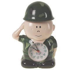 Wecker 'Soldat' mit Marschmusik 20cm