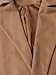 PERSUN Women's Winter Camel Lapel Woolen Blend Longline Manteau Trench Coat