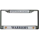 Rico Golden State Warriors Chrome License Plate Frame