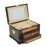 Red Star Vienna in Ash Burl Jewelry Box