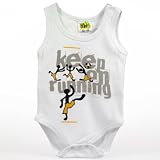 Produkt-Bild: Achsel-Baby-Body, Fu&szlig;ball, Keep On Running, Gr. 50/56-98/104, natubini