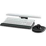 New Fellowes Standard Adjustable Keyboard Tray Single Knob Preferred Work P ....