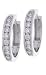 Ladies 2CT Diamond Hoop Earrings