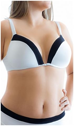 Curve &amp; Co Plus Size Bra SARA For Curvy Women Comfortable Luxury Lingerie PAPYRUS &amp; JET BLACK 36DD